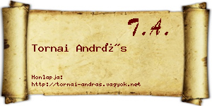 Tornai András névjegykártya